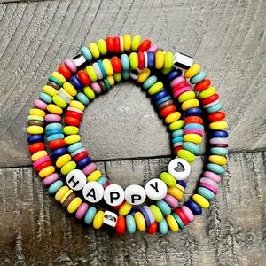 Natural Life Beaded Colorful Necklace Bracelet